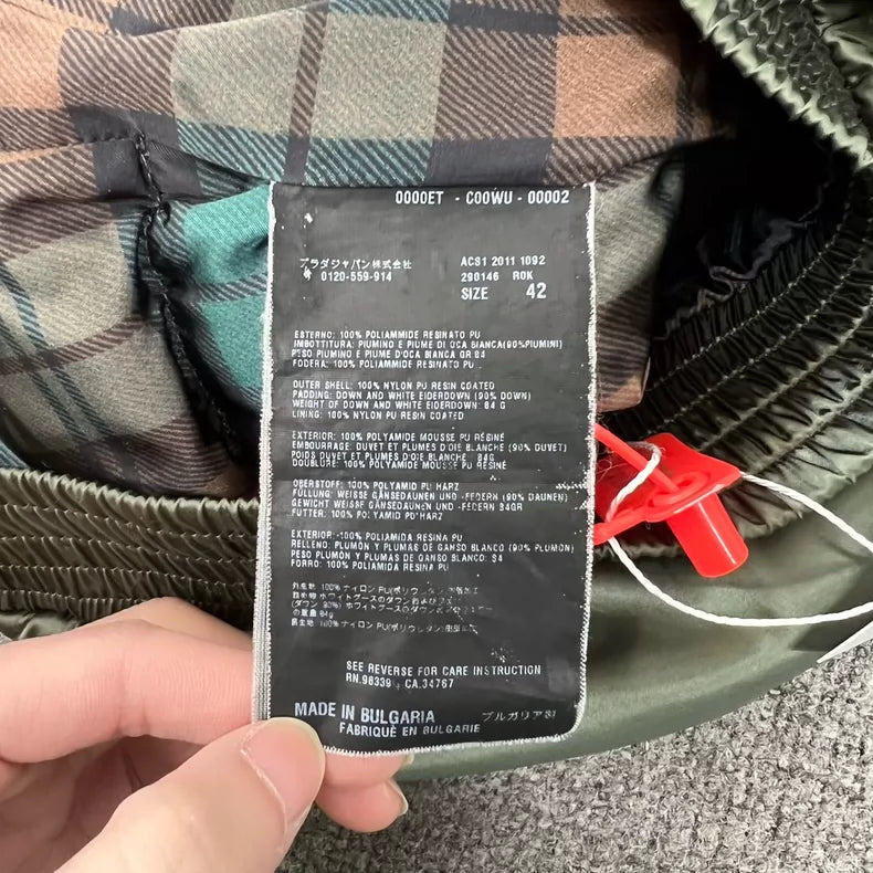 Prada Hooded Vest in Green