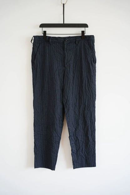 Yohji Yamamoto Striped Pleated Trousers