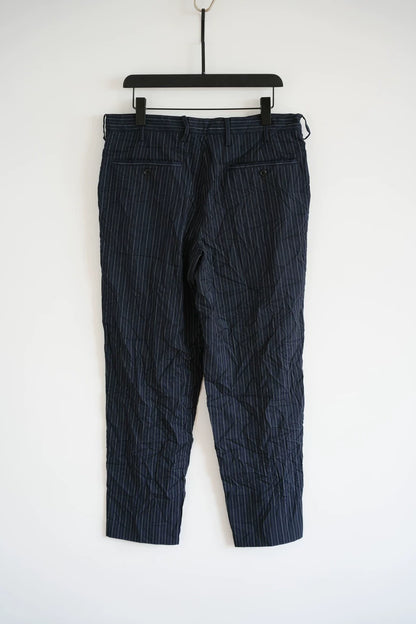 Yohji Yamamoto Striped Pleated Trousers