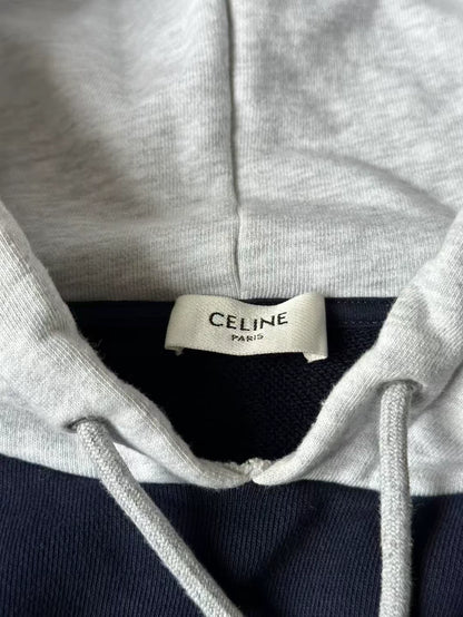 Celine Two-Tone Hoodie Sweatshirt