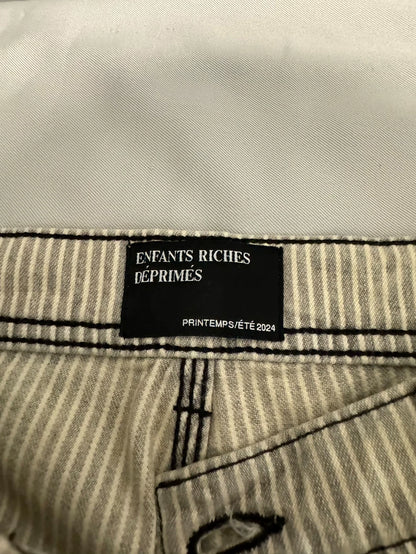 ERD Striped Cargo Pants with Patches-yf