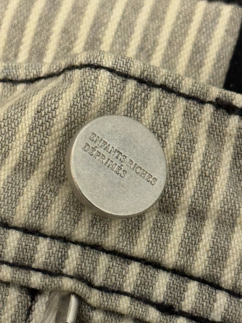 ERD Striped Cargo Pants with Patches-yf