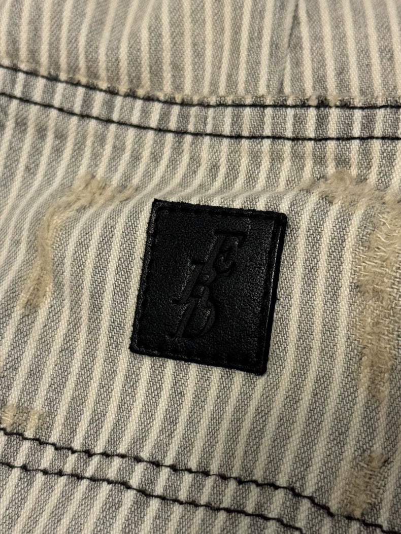 ERD Striped Cargo Pants with Patches-yf