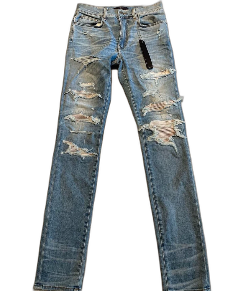 Amiri Thrash MX1 Distressed Denim Pants
