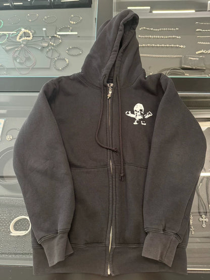 Chrome Hearts Foti Skull Zip Hoodie-yf