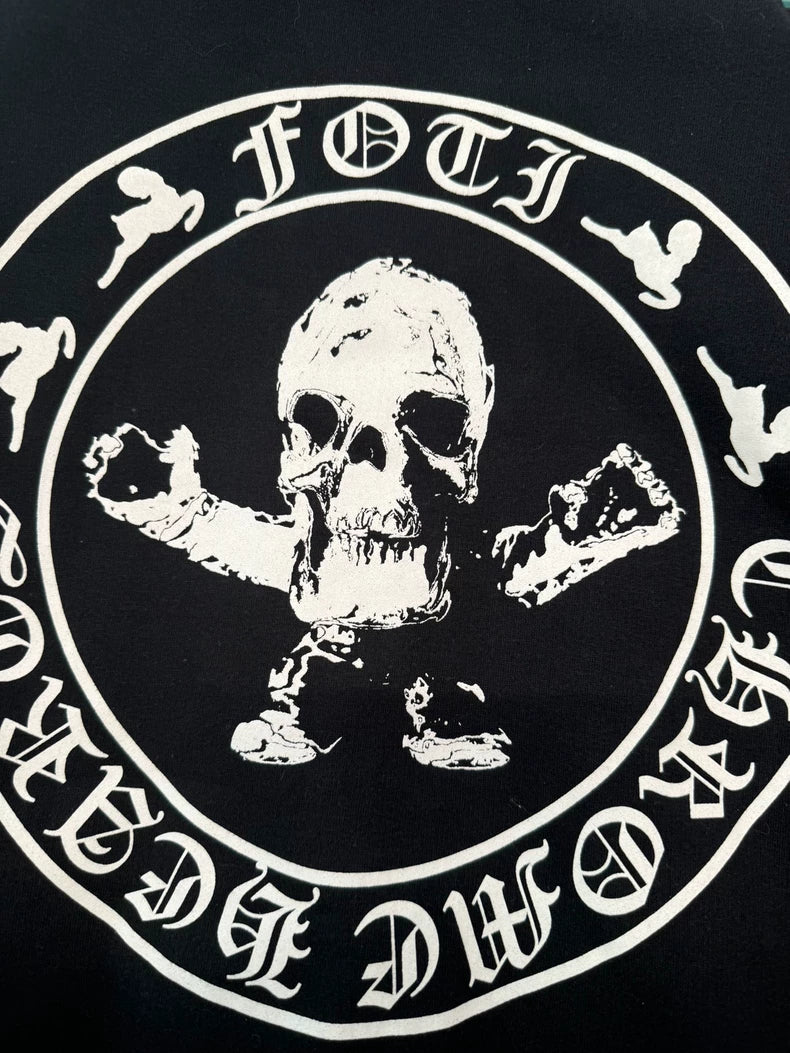 Chrome Hearts Foti Skull Zip Hoodie-yf