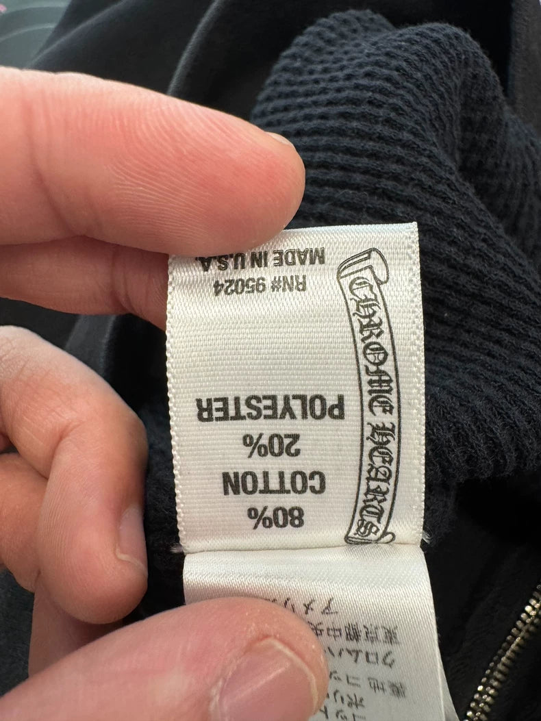 Chrome Hearts Foti Skull Zip Hoodie-yf