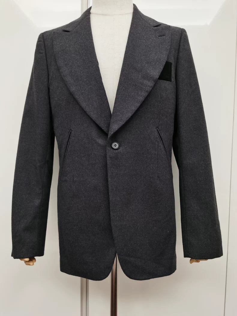 Comme des Garcons Wool Peak Lapel Blazer