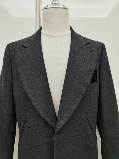 Comme des Garcons Wool Peak Lapel Blazer