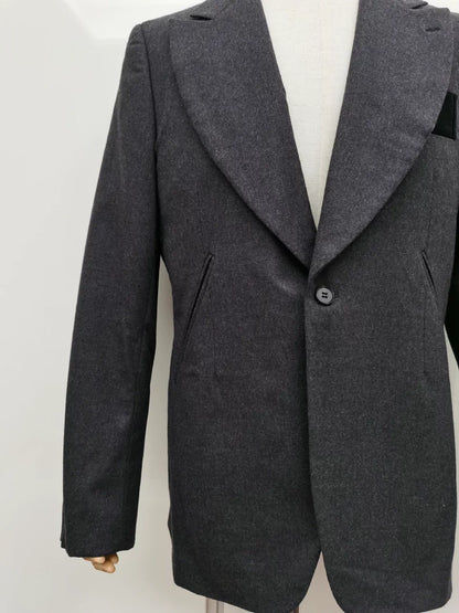 Comme des Garcons Wool Peak Lapel Blazer