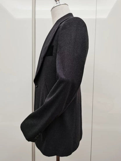 Comme des Garcons Wool Peak Lapel Blazer