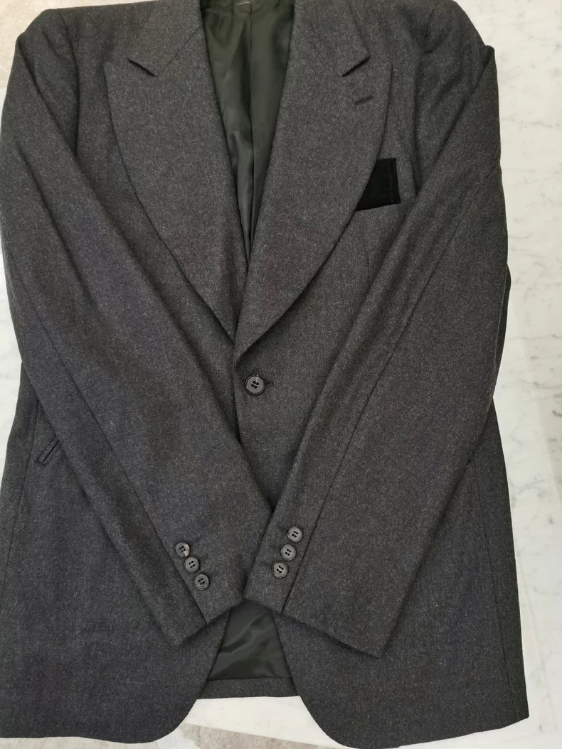 Comme des Garcons Wool Peak Lapel Blazer