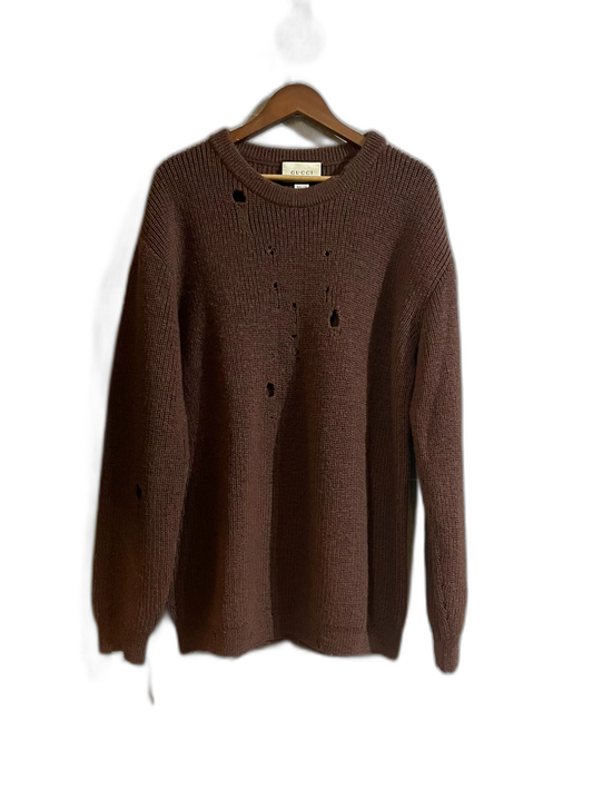 Gucci Knit Sweater in Brown Color