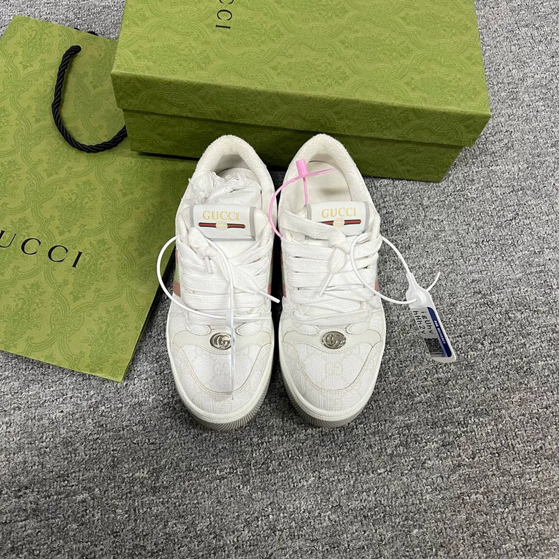 Gucci Screener Casual Sneakers With Box