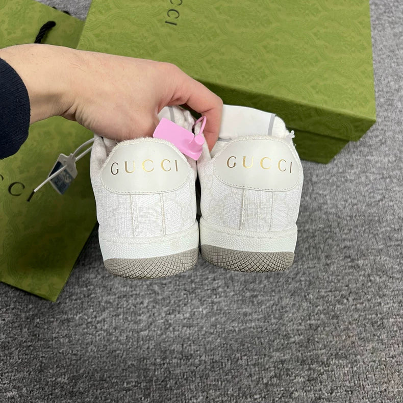 Gucci Screener Casual Sneakers With Box