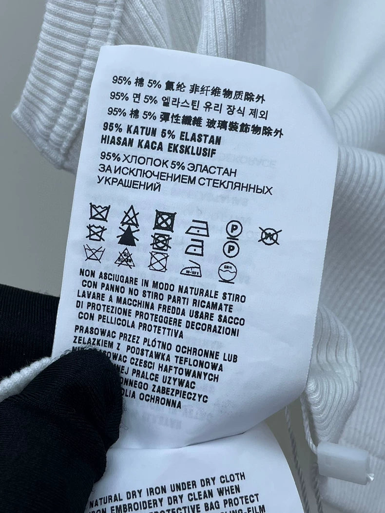 miumiu Beaded Letter Tank Top