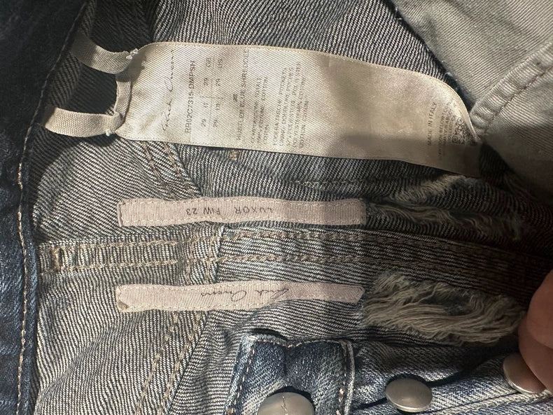 Rick Owens 23FW Distressed Denim Pants