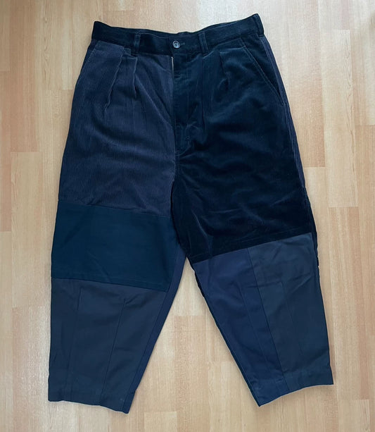COMME des GARCON HOMME Patchwork Casual Pants S