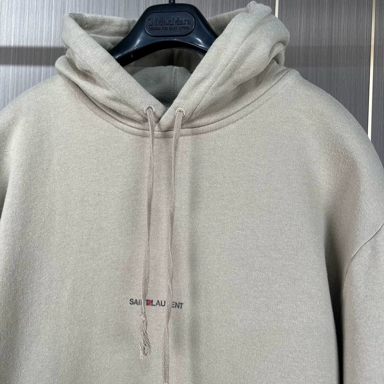 Saint Laurent Printed Letter Hoodie in XL
