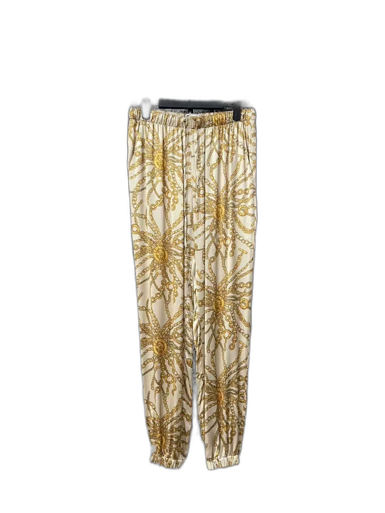 Celine Silk Sports Pants