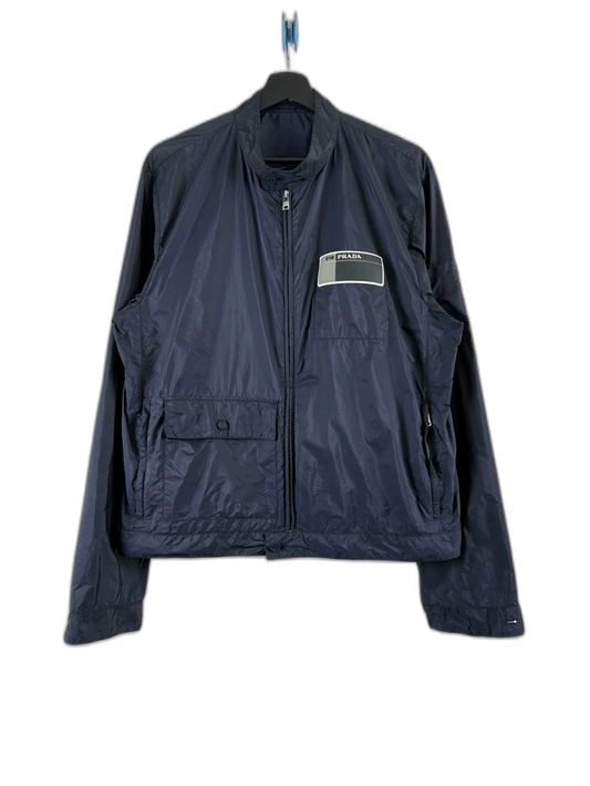 Prada Navy Blue Zip Jacket