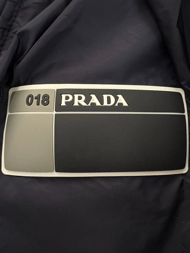 Prada Navy Blue Zip Jacket
