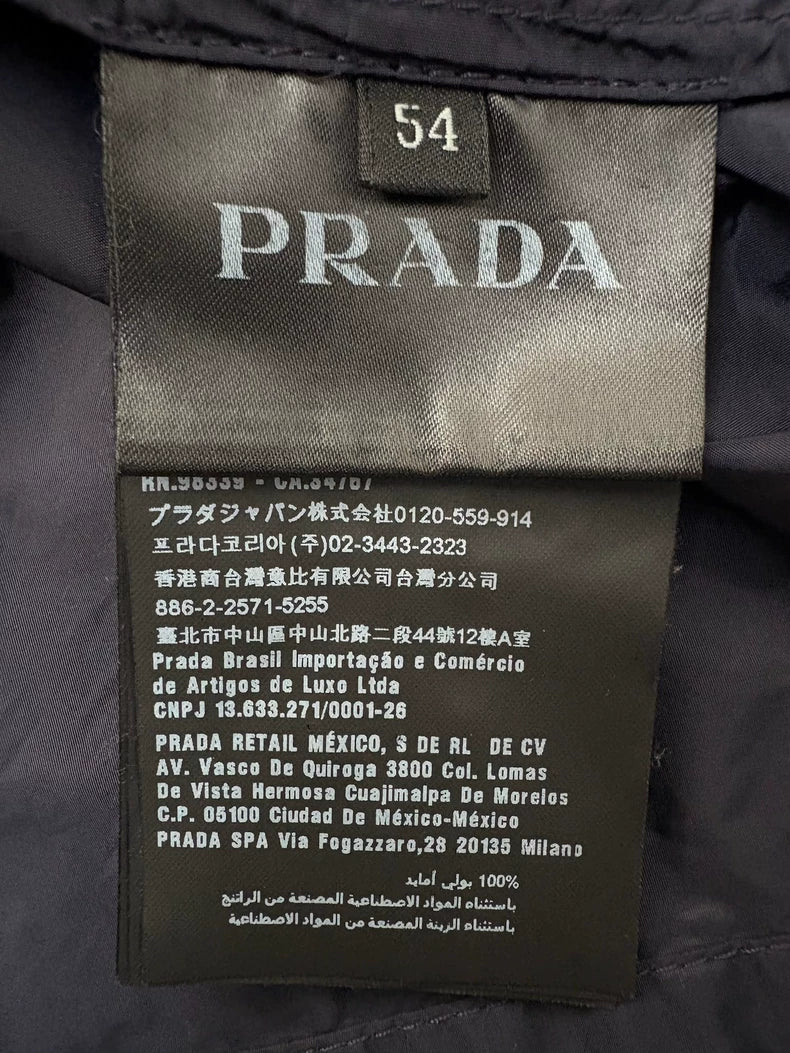 Prada Navy Blue Zip Jacket