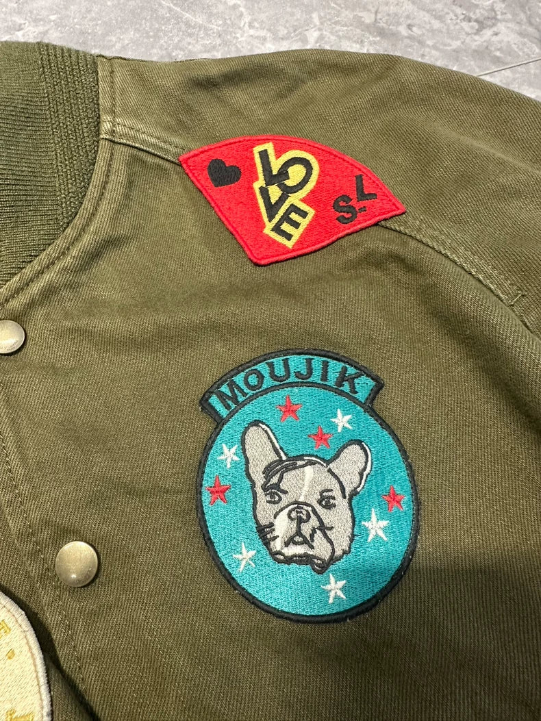 Saint Laurent Paris Teddy Military Jacket