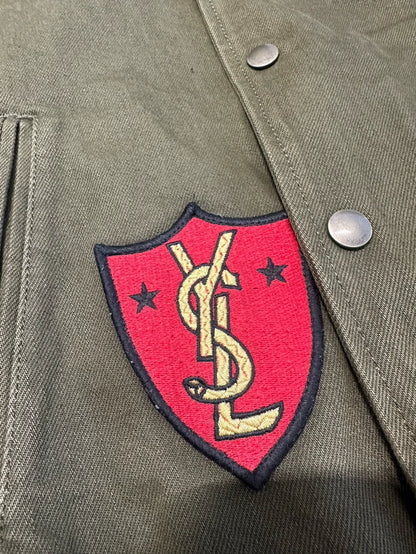 Saint Laurent Paris Teddy Military Jacket