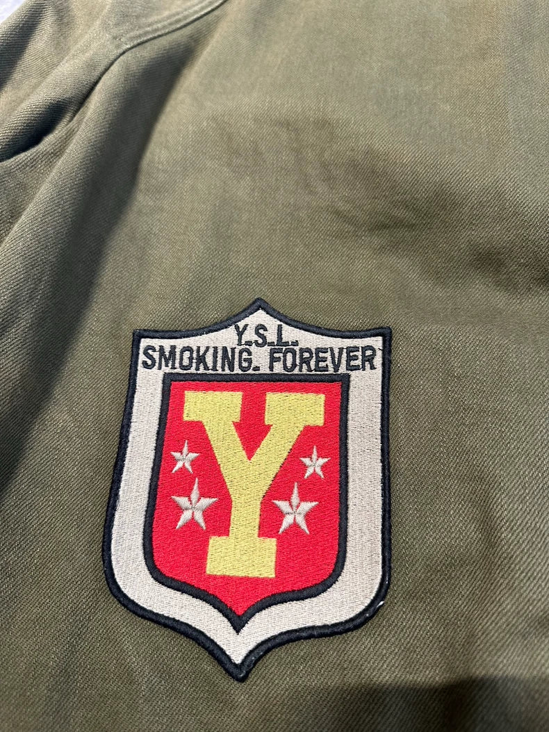 Saint Laurent Paris Teddy Military Jacket