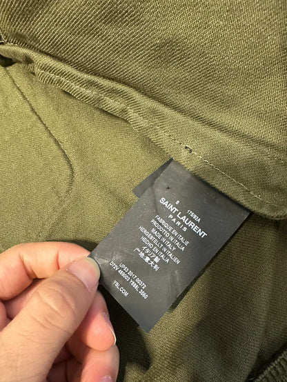 Saint Laurent Paris Teddy Military Jacket