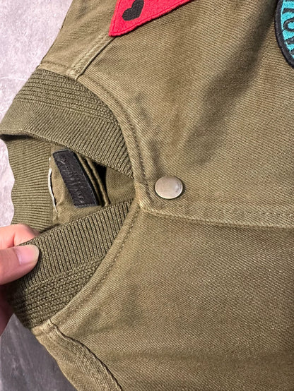 Saint Laurent Paris Teddy Military Jacket