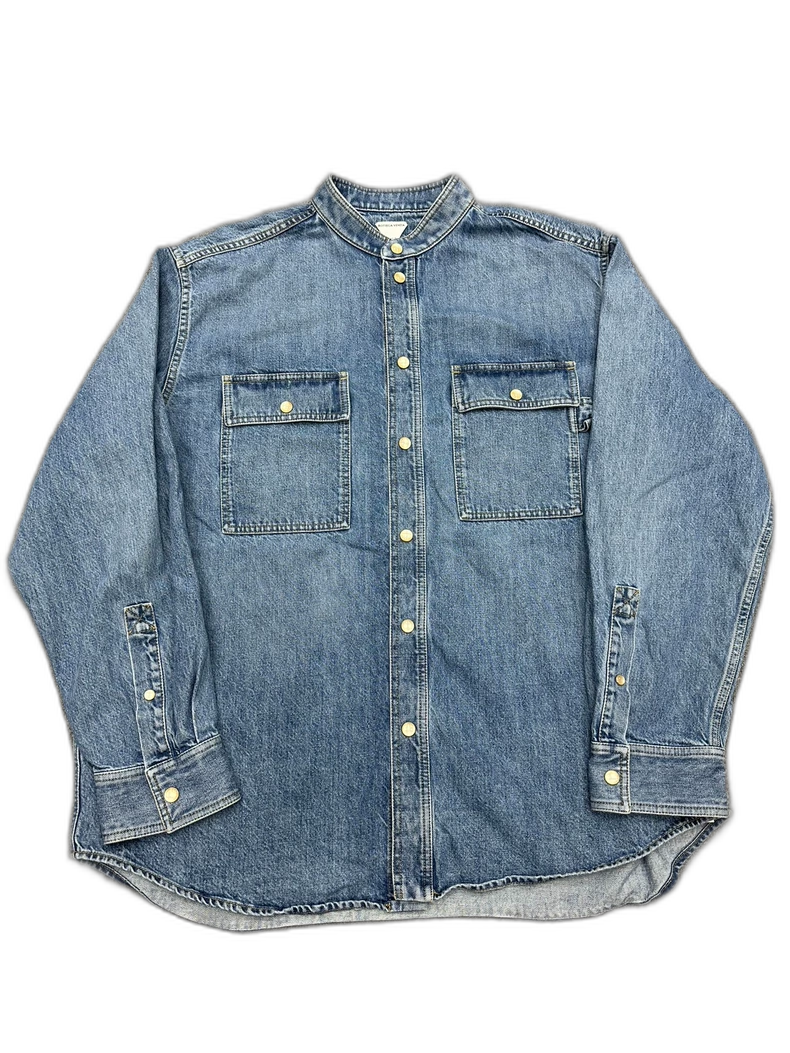 Bottega Veneta Washed Denim Shirt Jacket