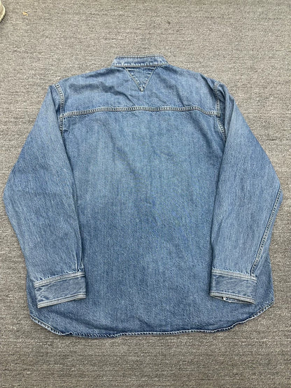 Bottega Veneta Washed Denim Shirt Jacket
