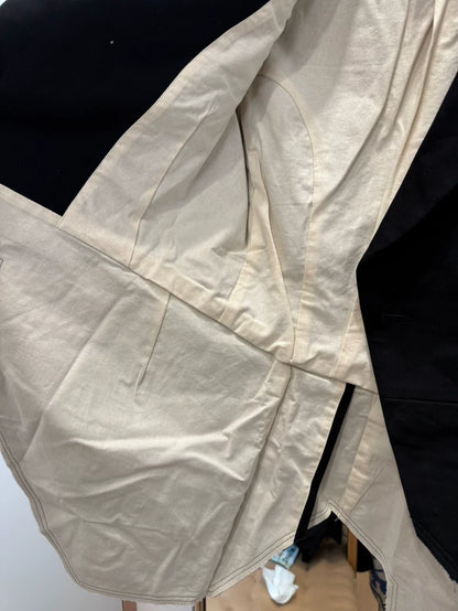 Comme Des Garcons Asymmetric Cut Blazer S