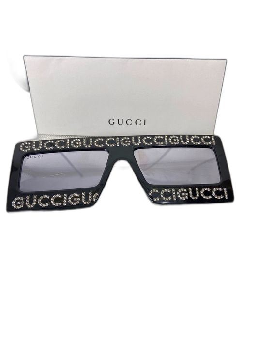 Gucci Crystal Letter Sunglasses