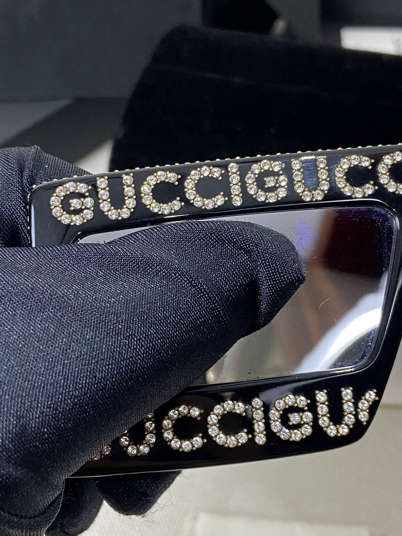Gucci Crystal Letter Sunglasses