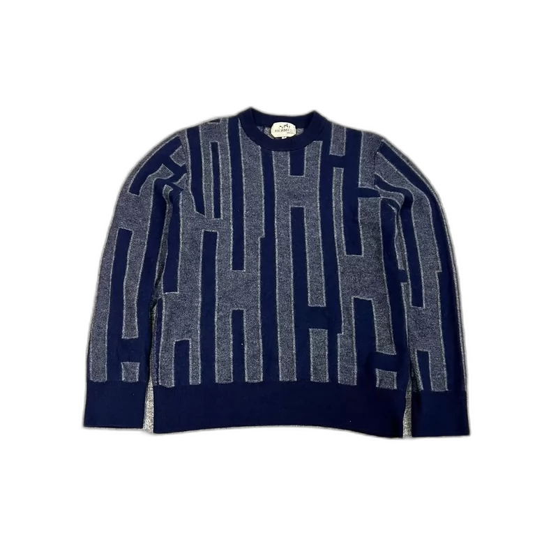 Hermes Cashmere Knit Sweater in M Size