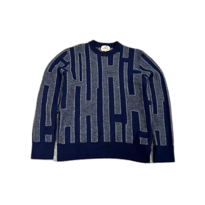 Hermes Cashmere Knit Sweater in M Size
