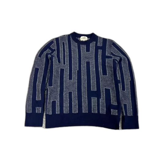 Hermes Cashmere Knit Sweater in M Size