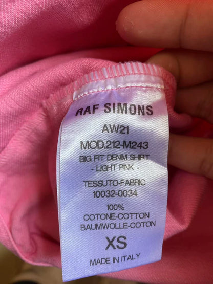 Pink Oversized Button-Up Shirt