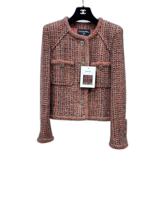 Chanel Misty Forest Maple Leaf Jacket