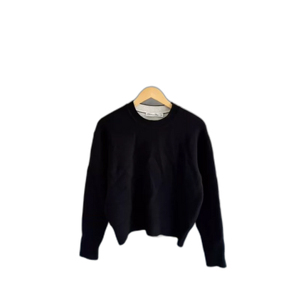 Black Dior Goat Cashmere Sweater