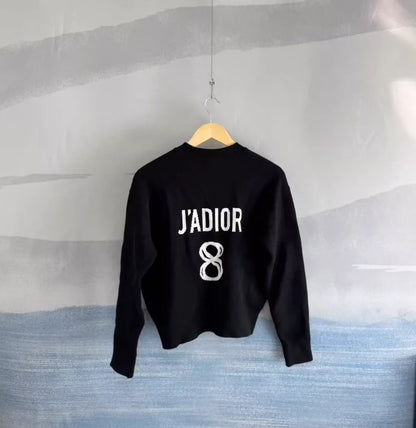 Black Dior Goat Cashmere Sweater