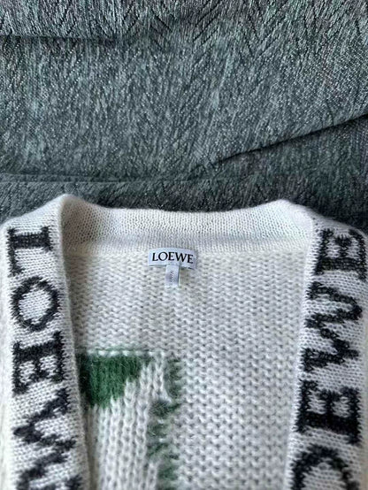 Loewe Knitted Cardigan with Deer Design