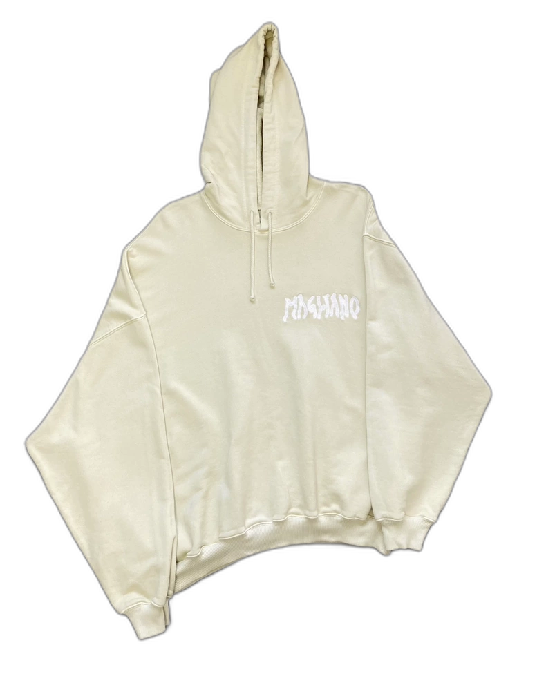 Asymmetrical Hem Hooded Sweatshirt-zp