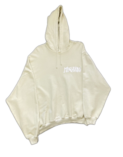 Asymmetrical Hem Hooded Sweatshirt-zp