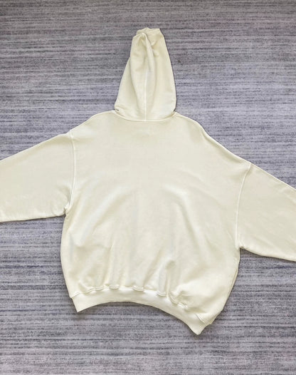 Asymmetrical Hem Hooded Sweatshirt-zp