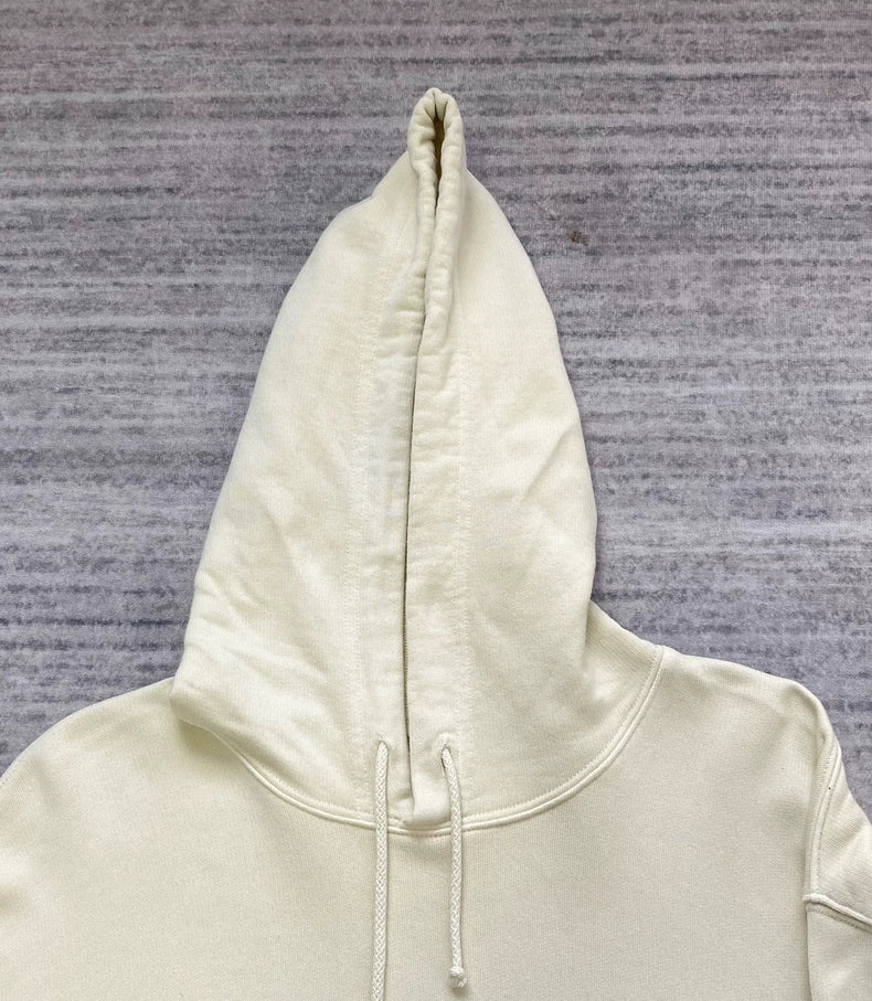 Asymmetrical Hem Hooded Sweatshirt-zp
