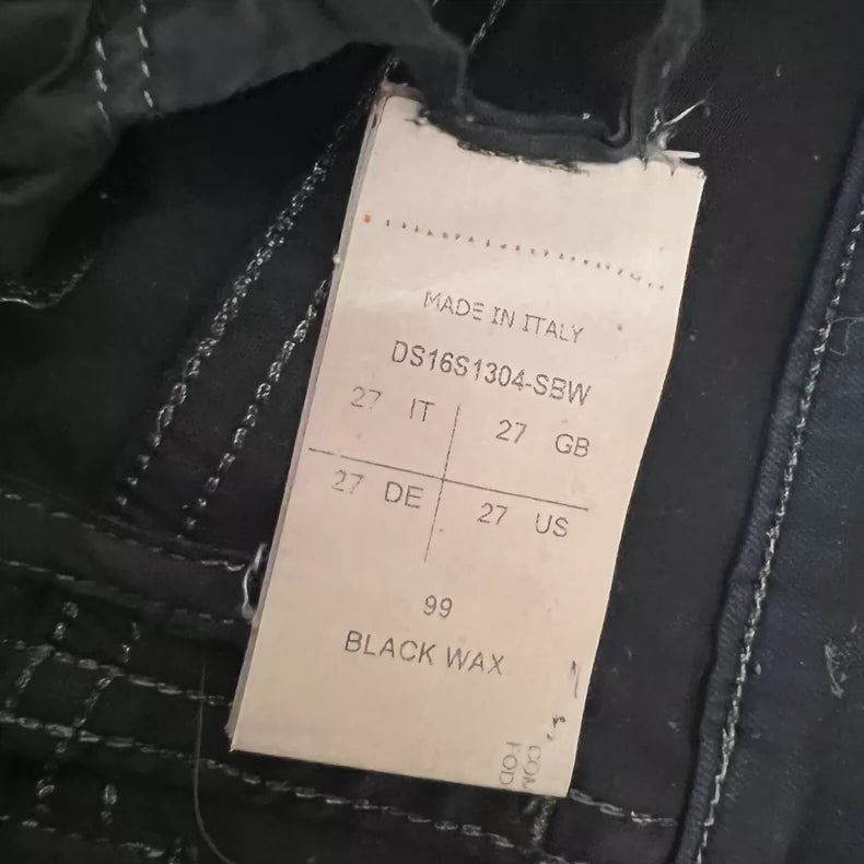 Rick Owens Thick Waxed Cropped Pants